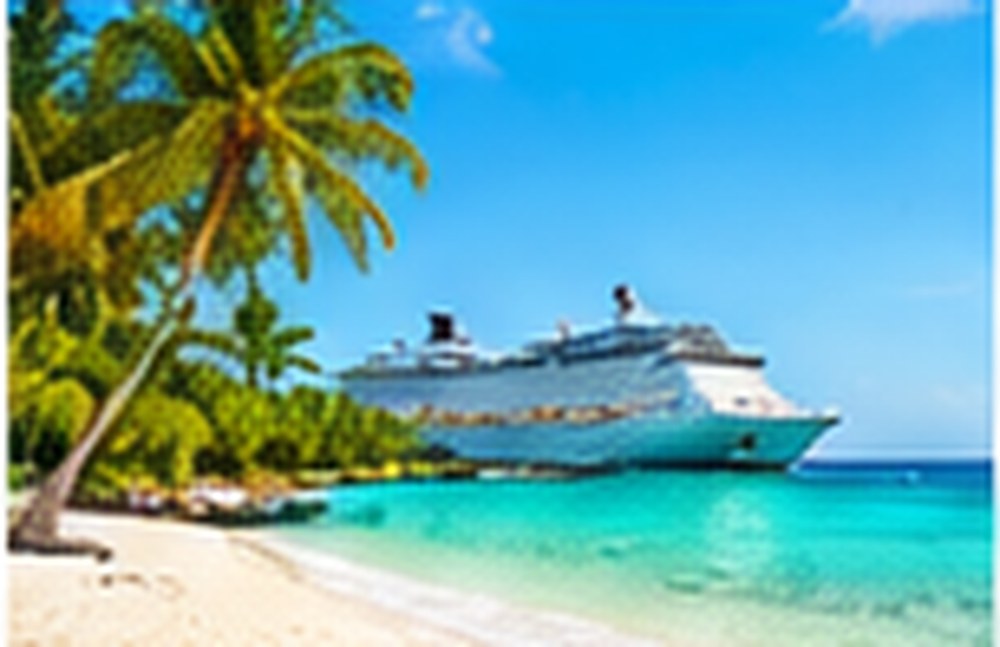 Caribbean tropical coastline