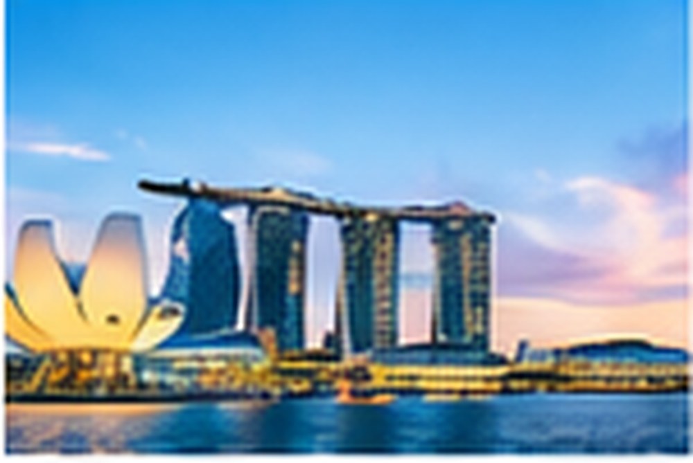 Singapore skyline and waterfront